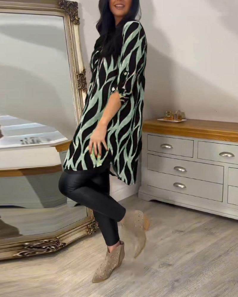 Chic Lightweight Long Sleeve Blouse for Women - Perfect for Casual Wear