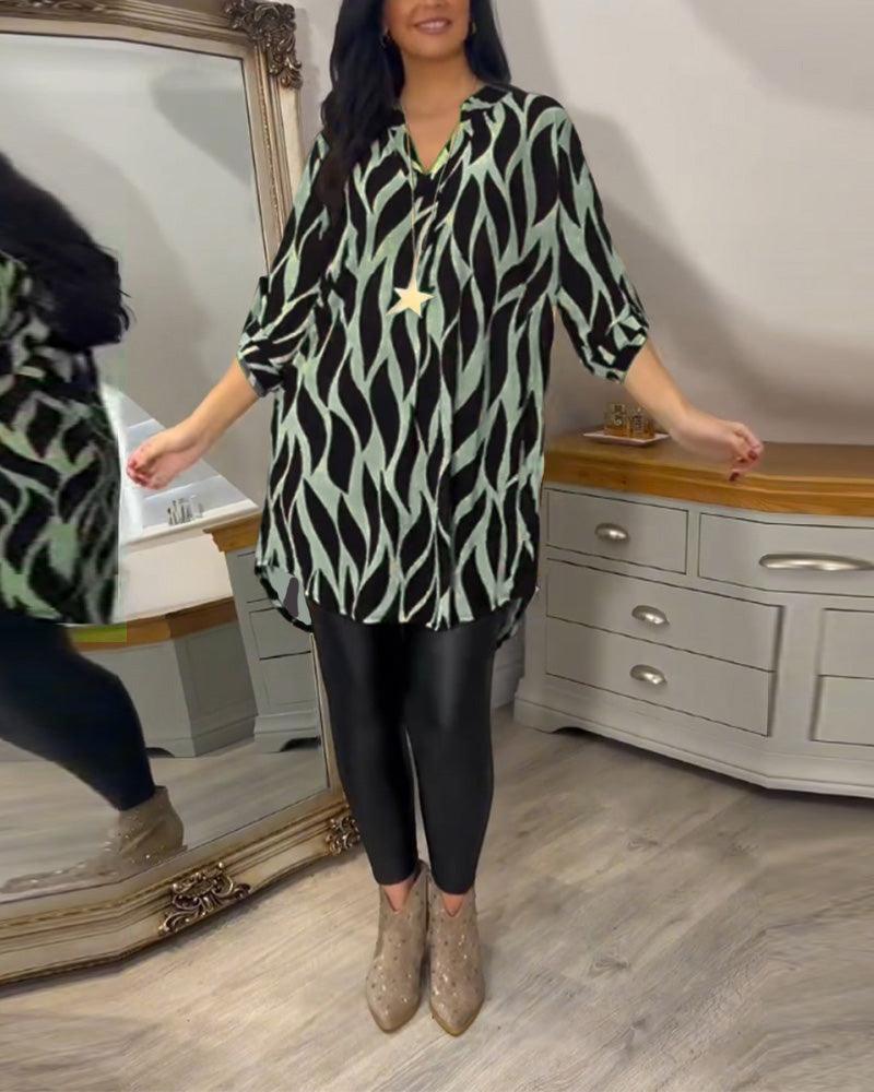 Chic Lightweight Long Sleeve Blouse for Women - Perfect for Casual Wear