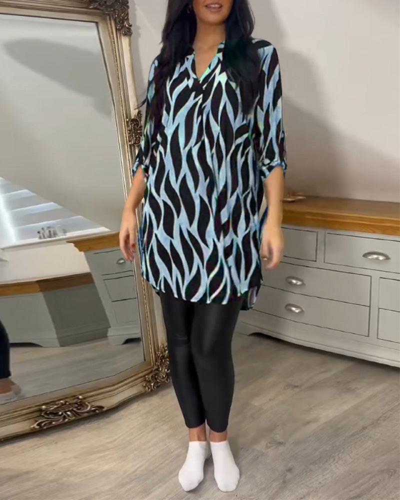 Chic Lightweight Long Sleeve Blouse for Women - Perfect for Casual Wear
