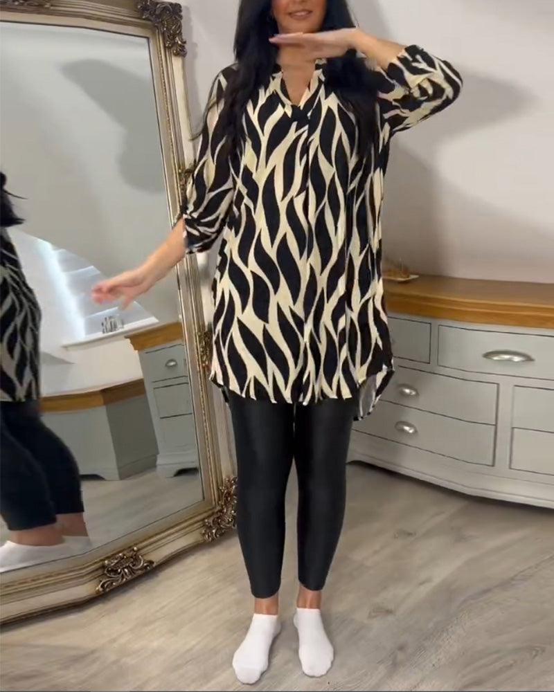 Chic Lightweight Long Sleeve Blouse for Women - Perfect for Casual Wear