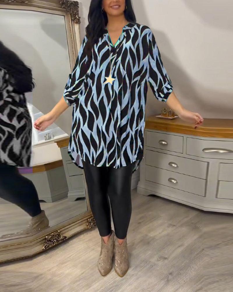 Chic Lightweight Long Sleeve Blouse for Women - Perfect for Casual Wear