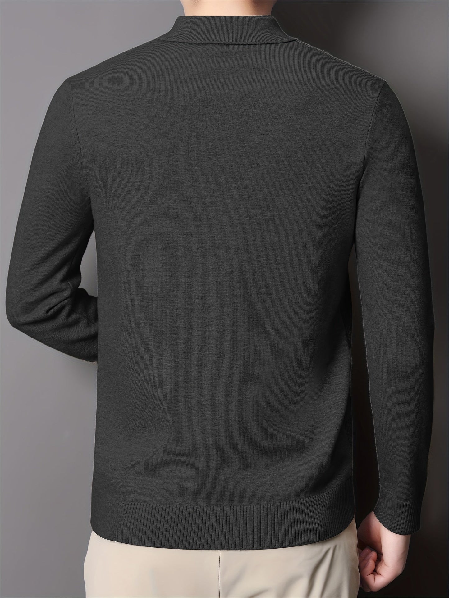 Men's Autumn Knit Sweater with Chest Pocket – Relaxed Fit | Noah