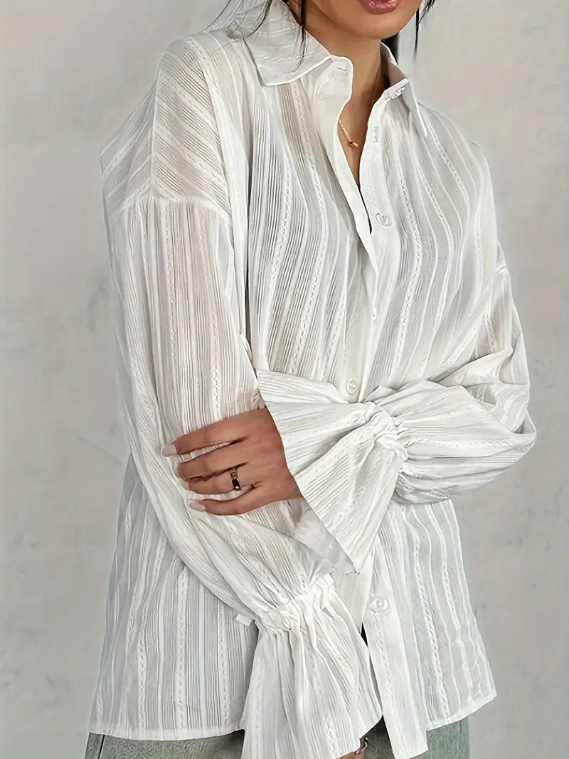 Harley Women's Long-Sleeve Button-Up Shirt for Stylish Comfort