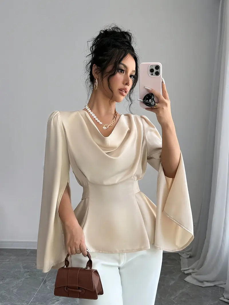 Diana Stylish Women's Top with Bell Sleeves for Elegant Fashion