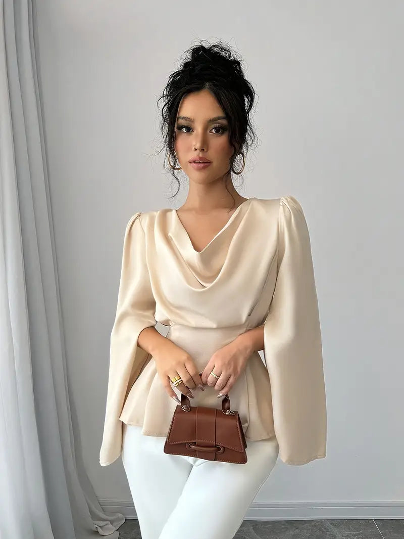 Diana Stylish Women's Top with Bell Sleeves for Elegant Fashion