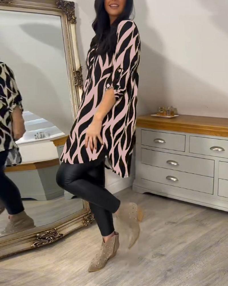 Chic Lightweight Long Sleeve Blouse for Women - Perfect for Casual Wear