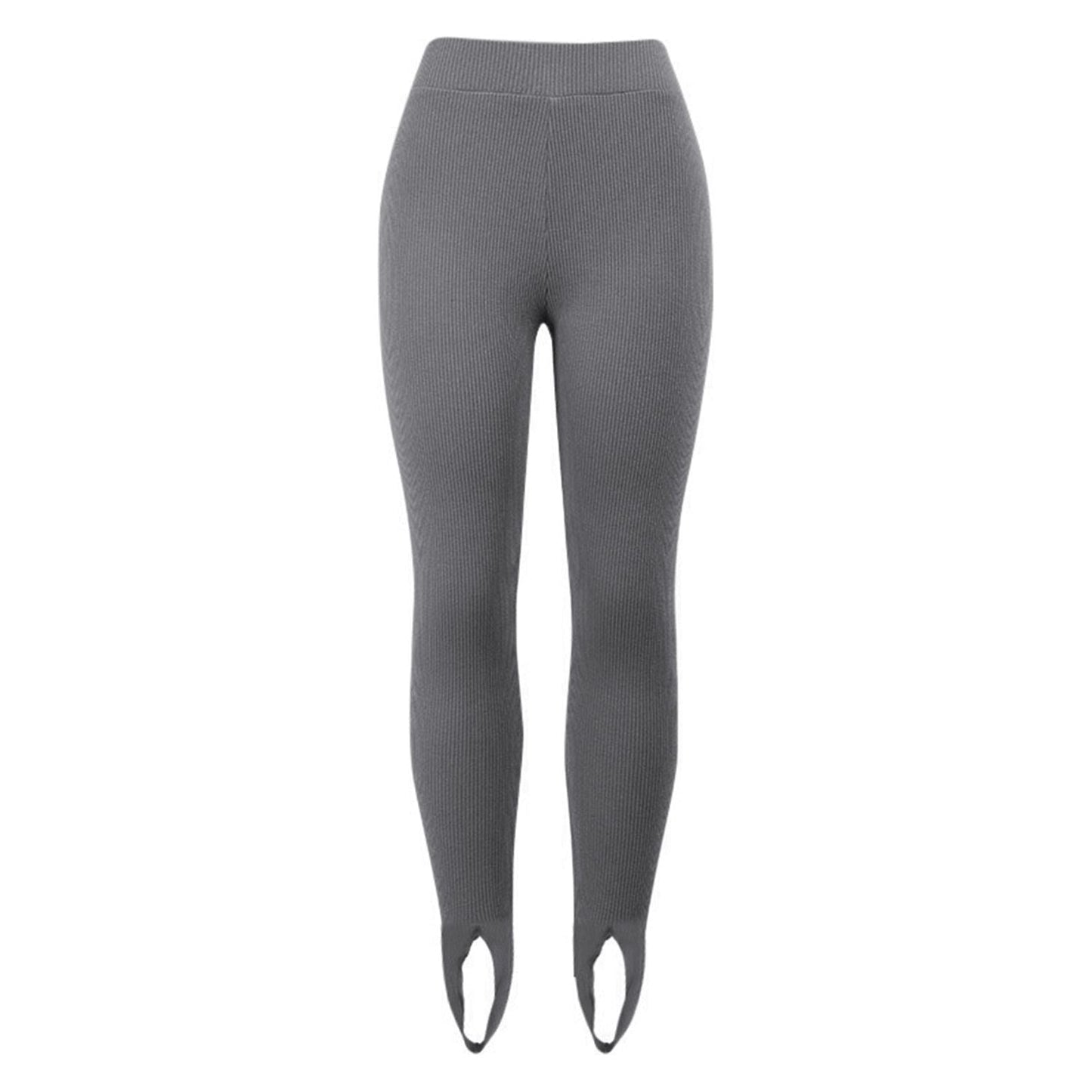 Mia Women's Mid-Waist Ribbed Leggings for Stylish Comfort