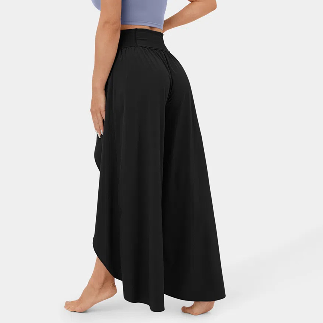 Chic High-Waisted Women's Trousers | Clara - Elegant and Versatile Office Pants