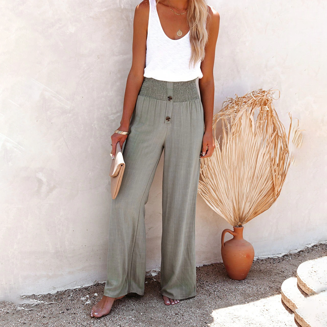 Chic High-Waisted Women's Pants for a Trendy Fashion Statement