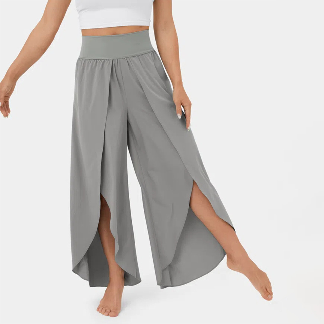 Chic High-Waisted Women's Trousers | Clara - Elegant and Versatile Office Pants