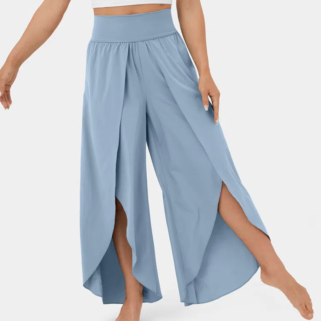 Chic High-Waisted Women's Trousers | Clara - Elegant and Versatile Office Pants