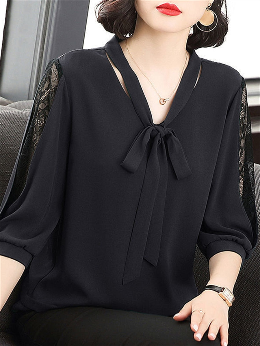Daniella Womens Breezy Summer Blouse Lightweight Casual Top for Warm Weather