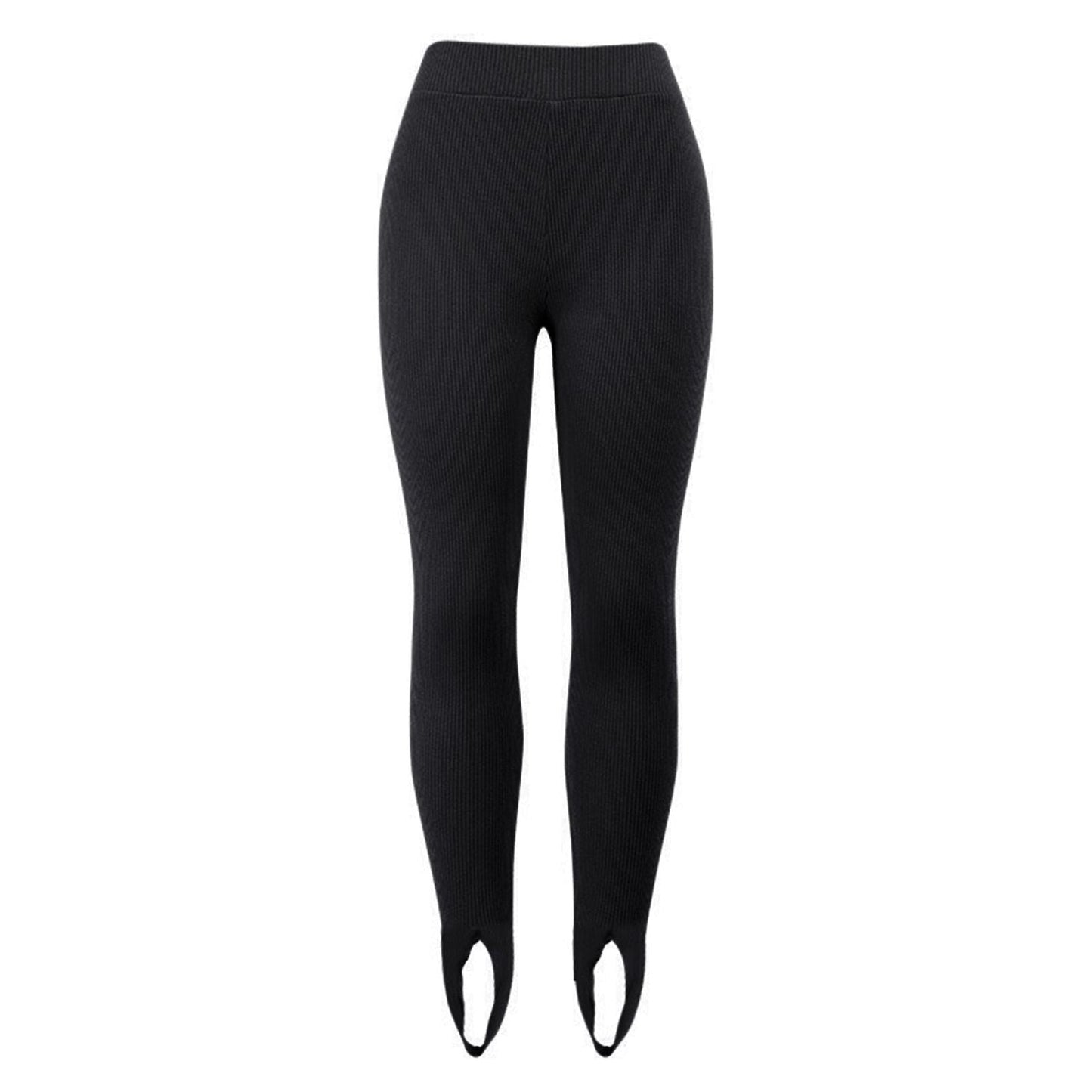 Mia Women's Mid-Waist Ribbed Leggings for Stylish Comfort