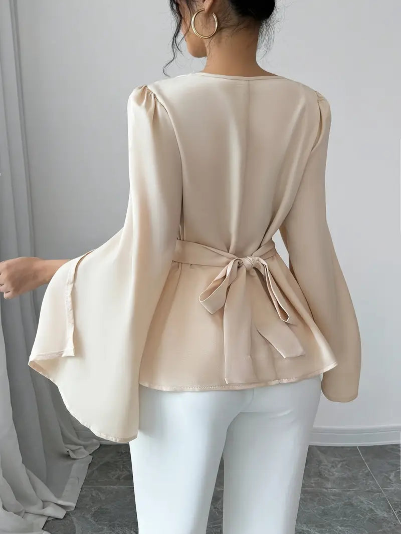 Diana Stylish Women's Top with Bell Sleeves for Elegant Fashion
