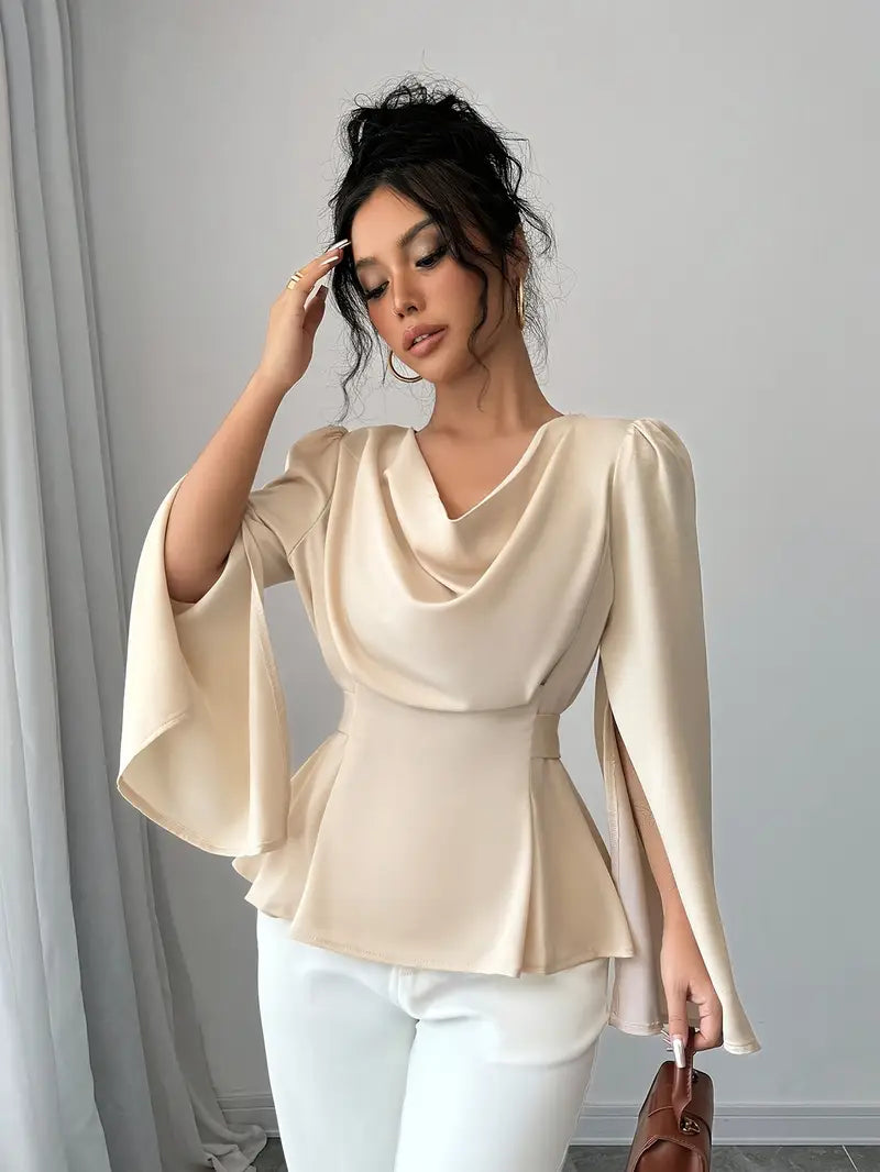 Diana Stylish Women's Top with Bell Sleeves for Elegant Fashion