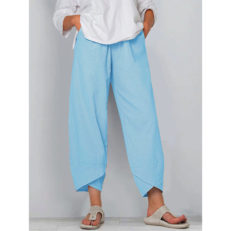 Elena Women's Stylish and Comfortable Trousers for Effortless Chic
