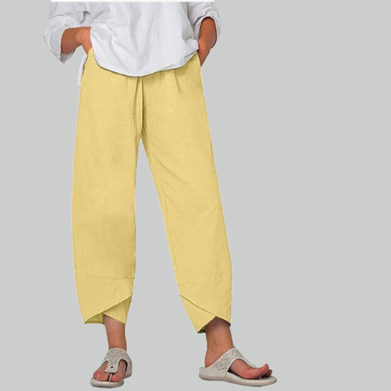 Elena Women's Stylish and Comfortable Trousers for Effortless Chic