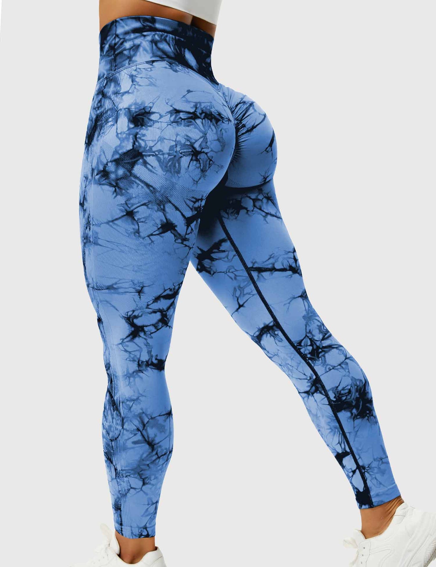 Chic and Cozy Tie-Dye Leggings for Women - Trendy Activewear and Casual Fashion