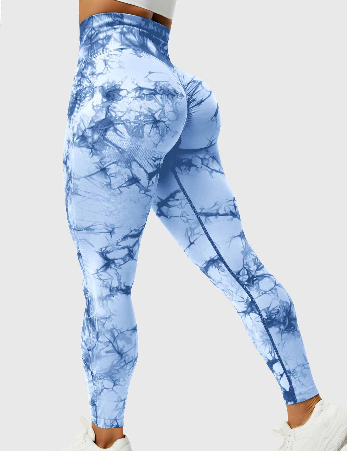 Chic and Cozy Tie-Dye Leggings for Women - Trendy Activewear and Casual Fashion