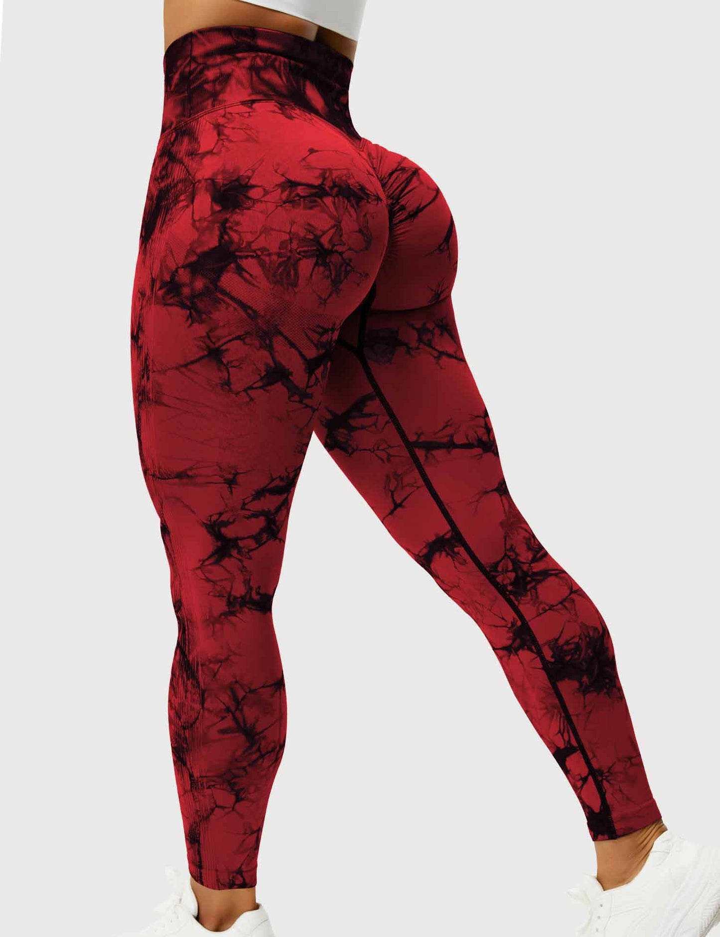 Chic and Cozy Tie-Dye Leggings for Women - Trendy Activewear and Casual Fashion