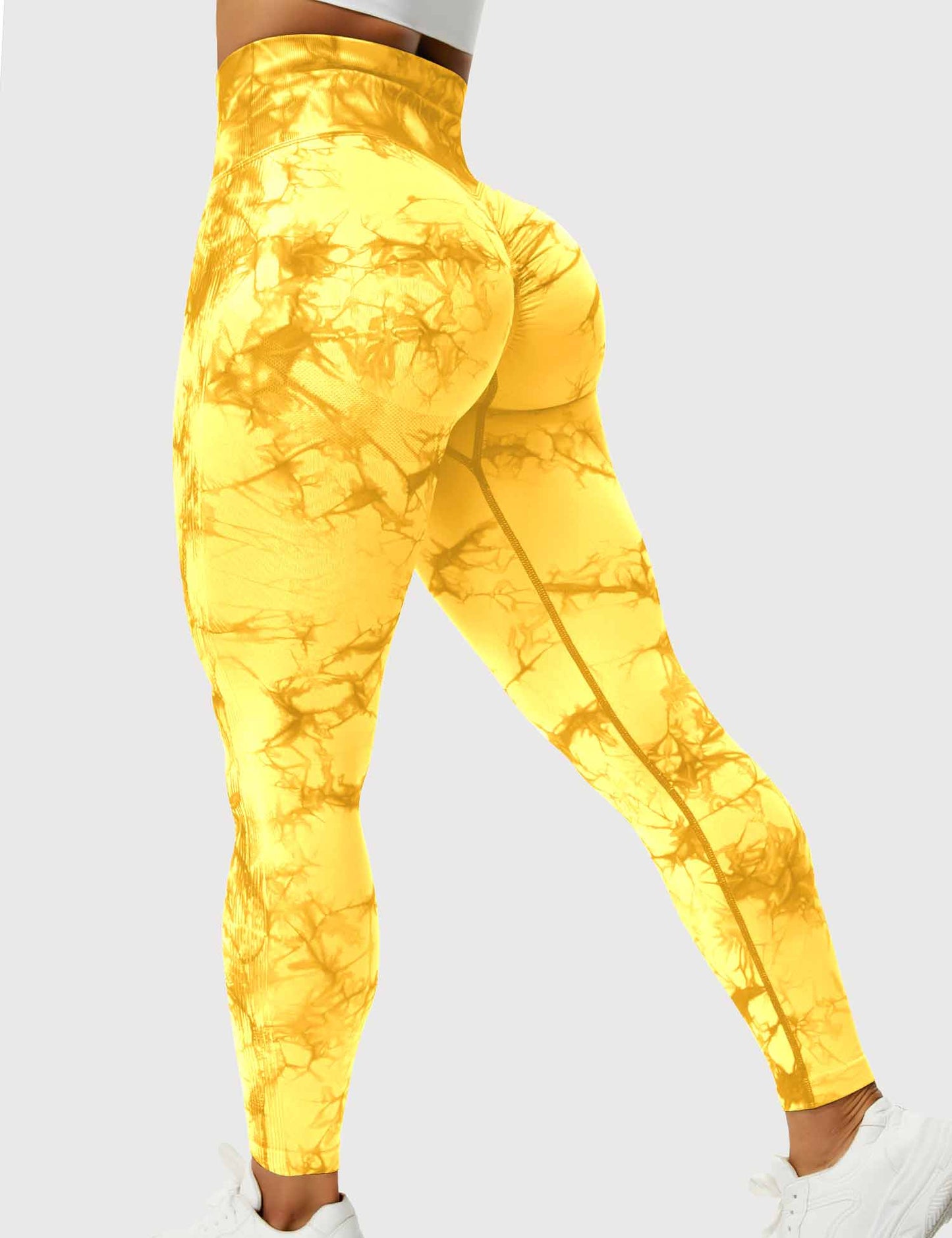 Chic and Cozy Tie-Dye Leggings for Women - Trendy Activewear and Casual Fashion