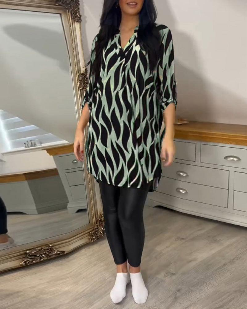 Chic Lightweight Long Sleeve Blouse for Women - Perfect for Casual Wear