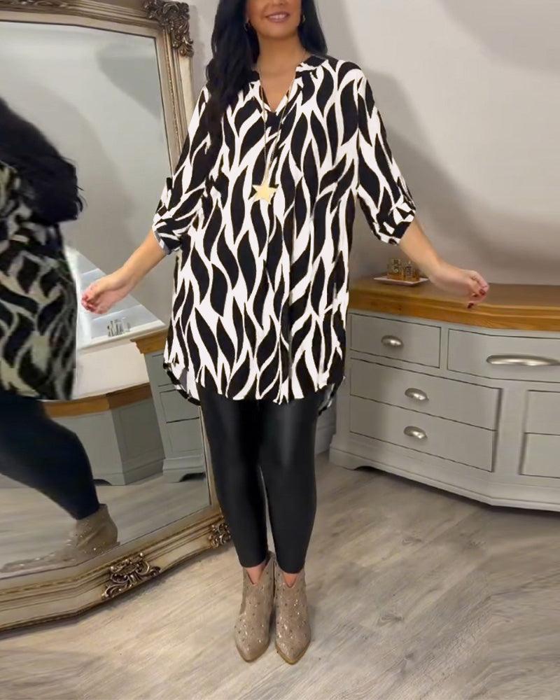 Chic Lightweight Long Sleeve Blouse for Women - Perfect for Casual Wear