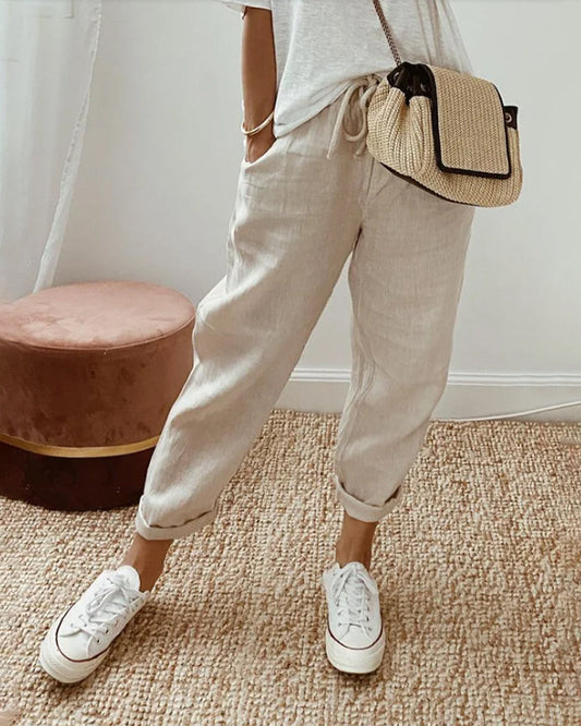 Helen - Summer Comfortable Solid Color Women's Trousers for Women