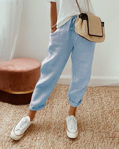 Helen - Summer Comfortable Solid Color Women's Trousers for Women