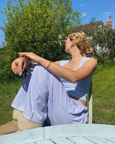 Women's Lightweight Soft Trousers with a Relaxed Fit