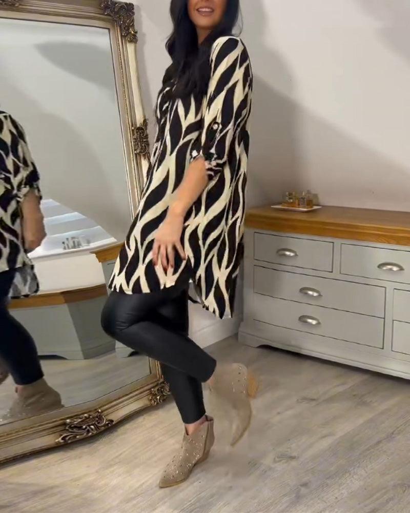 Chic Lightweight Long Sleeve Blouse for Women - Perfect for Casual Wear
