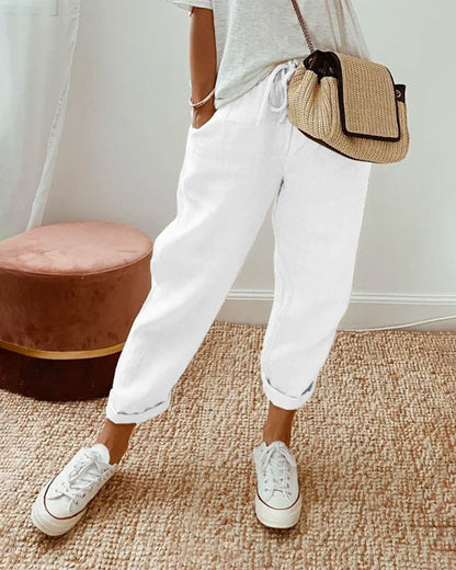 Helen - Summer Comfortable Solid Color Women's Trousers for Women