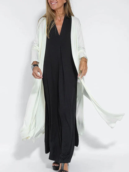 Chic and Versatile Elise Women's Solid-Colored Cardigan for Effortless Style