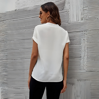 Elizabeth - Stylish V-Neck Blouse for Women for Elegant Everyday Wear