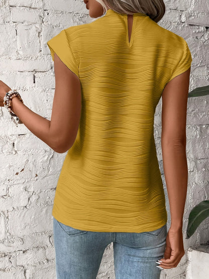 Stylish Pleated Blouse with a Flattering Silhouette for Women | Nina