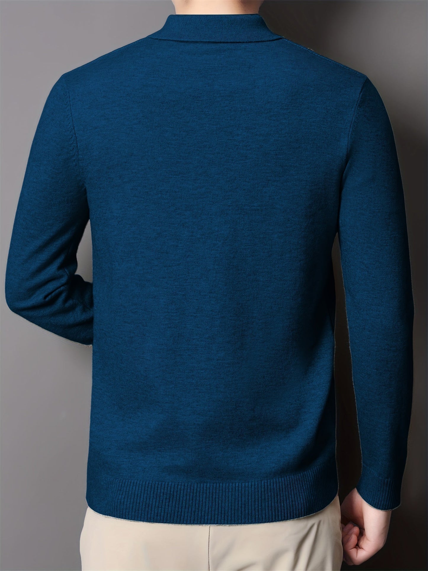 Men's Autumn Knit Sweater with Chest Pocket – Relaxed Fit | Noah