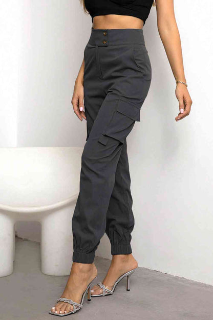 Stylish and Functional Natasha Women's High-Waisted Cargo Pants for Modern Women
