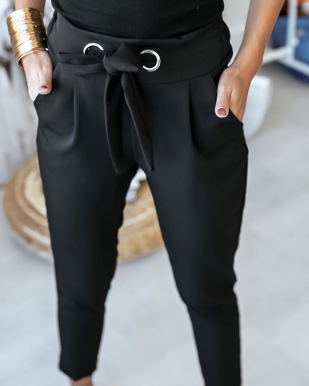 Chic High-Waisted Trousers for Women Casual Trendy Style