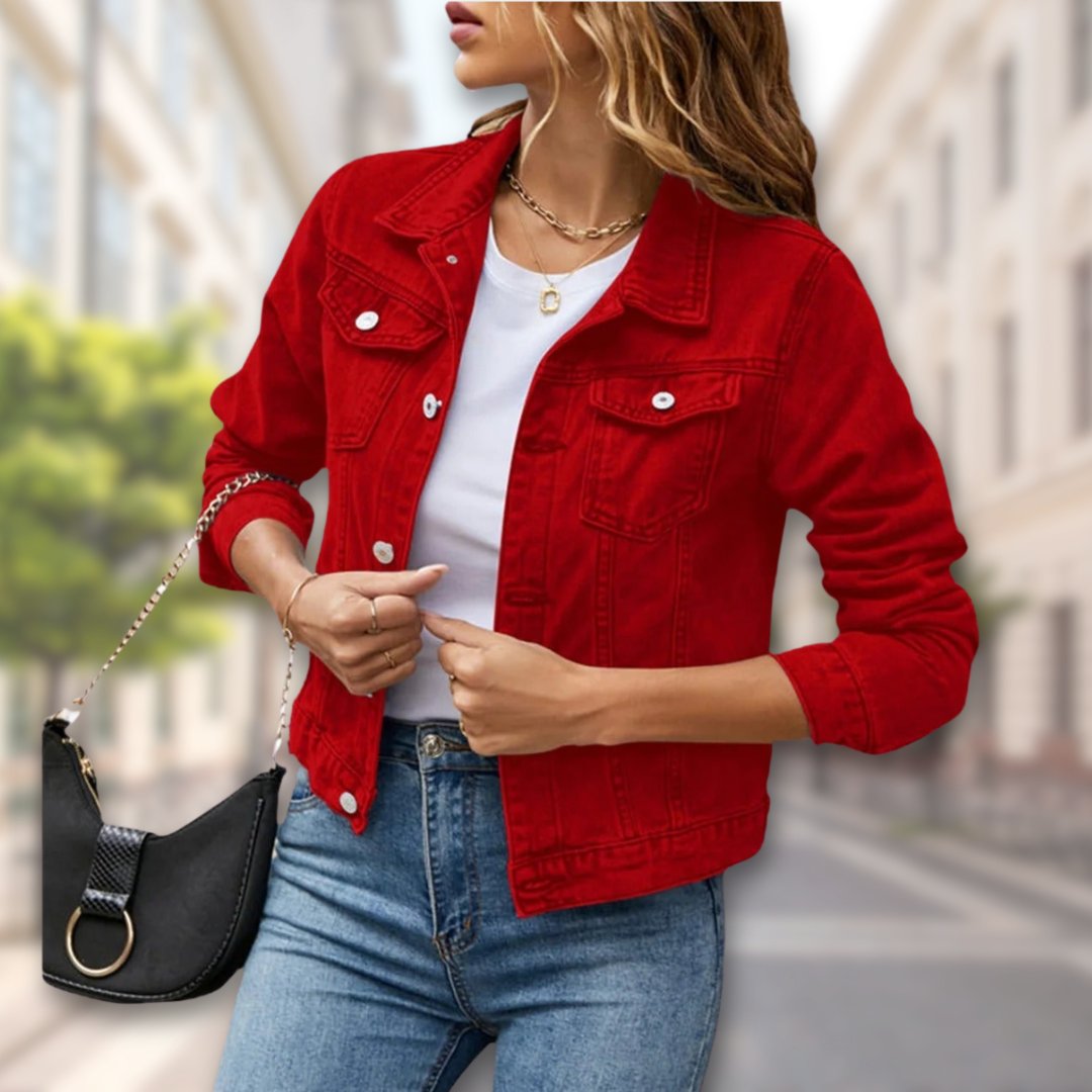 Chic Women's Button-Up Jacket Lilly - Stylish & Versatile Outerwear