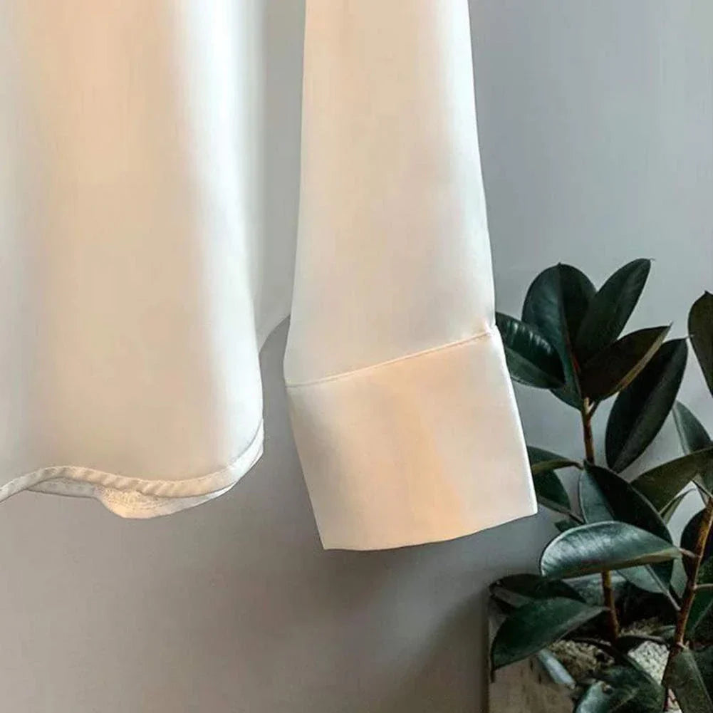 Livia Elegant Silk Classic Blouse for Women Fall Collection