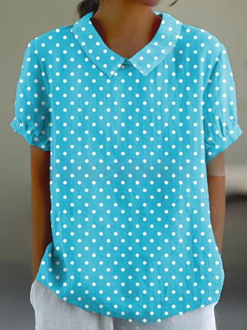 Chic Floral Short Sleeve Blouse for Women for Elegant Spring Summer Style