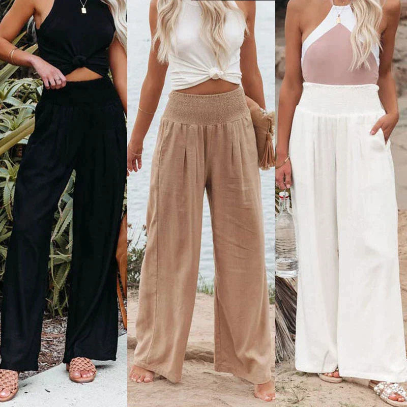 Stylish and Breezy Karen Women's Lightweight Summer Pants for Warm Weather
