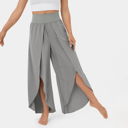 Chic High-Waisted Women's Trousers | Clara - Elegant and Versatile Office Pants