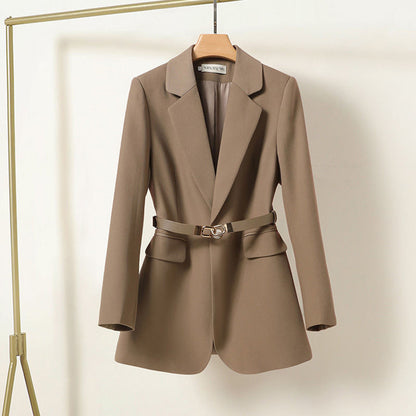 Stylish Belted Blazer for Women for Elegant Office and Casual Looks