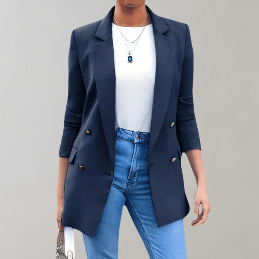Chic Tailored Blazer Jacket for Women for Elegant Office Style