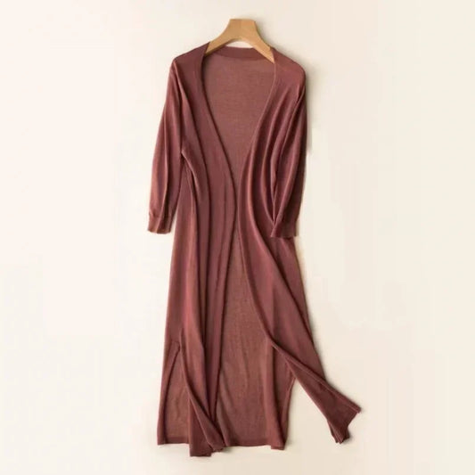 Chic Long Sleeve Cardigan for Women Casual Style - Elegant and Versatile Layering Piece