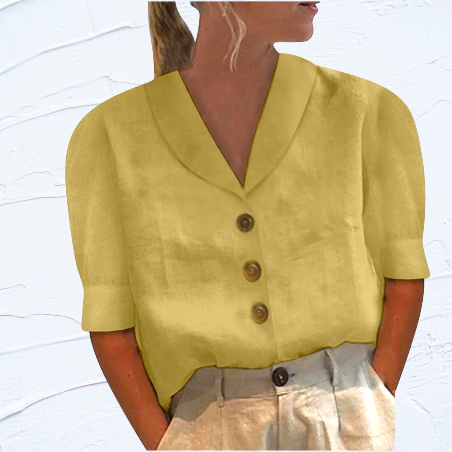 Chic and Cozy Women's Blouse Glydel | Elegant Casual Top for Women