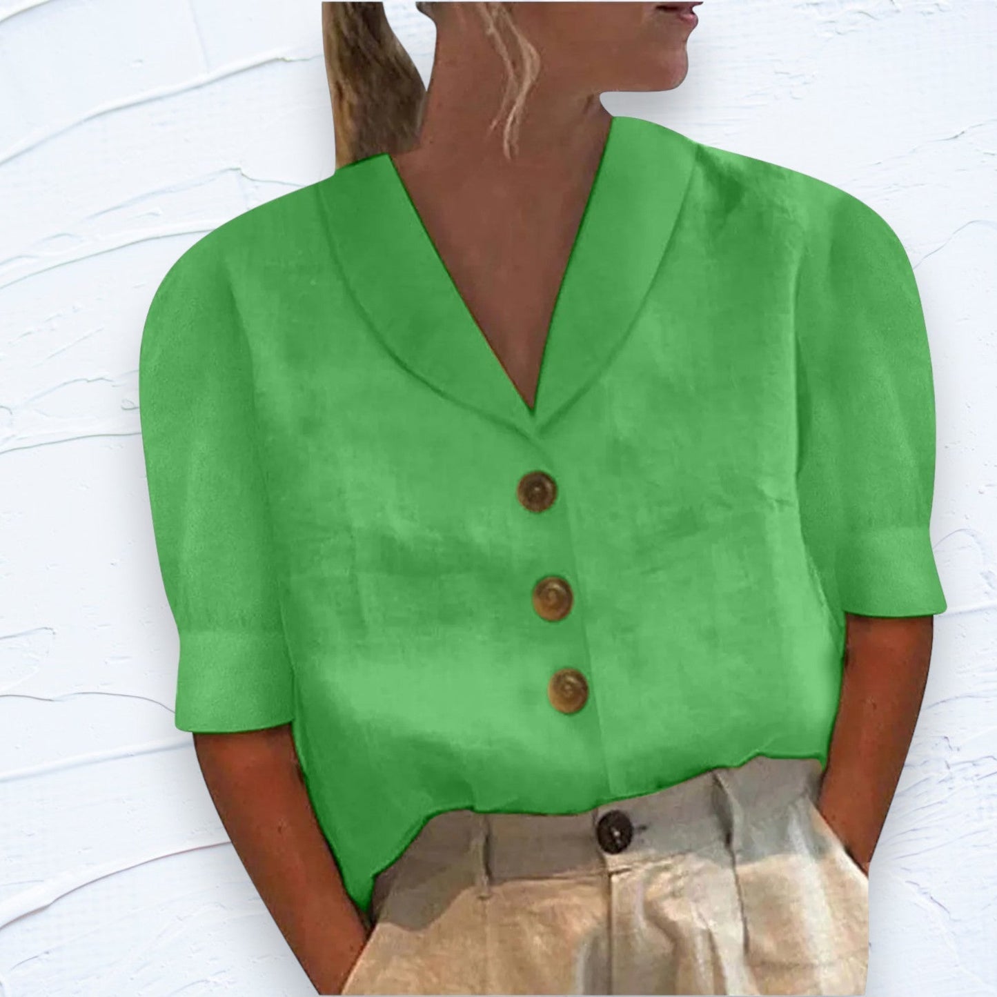 Chic and Cozy Women's Blouse Glydel | Elegant Casual Top for Women