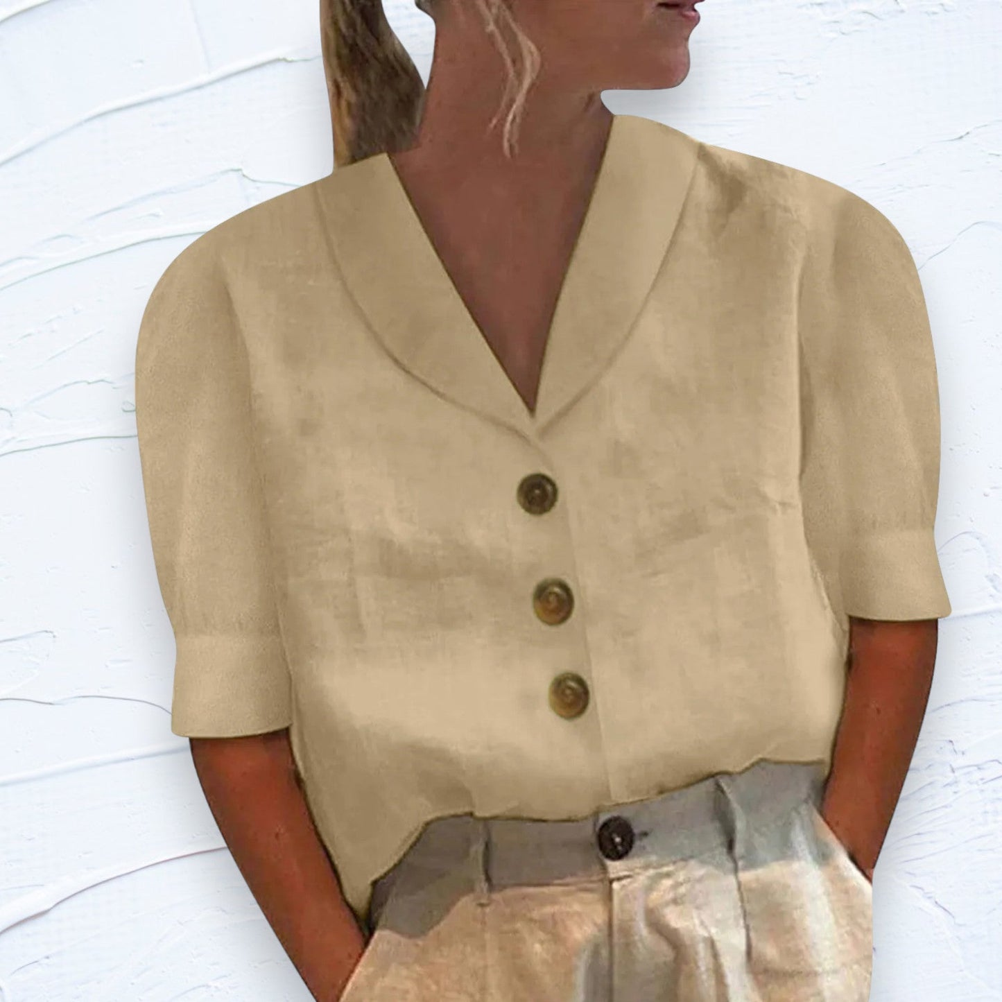 Chic and Cozy Women's Blouse Glydel | Elegant Casual Top for Women