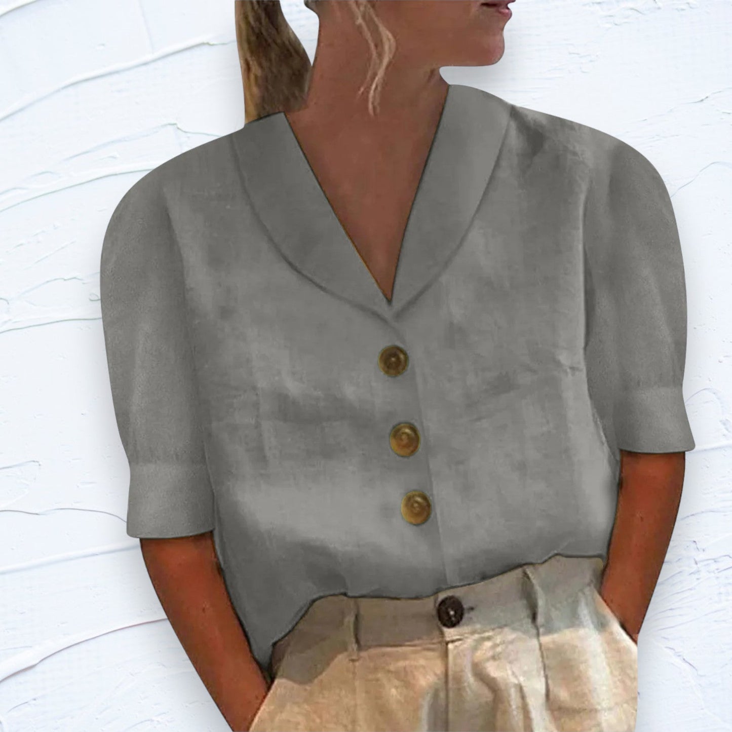 Chic and Cozy Women's Blouse Glydel | Elegant Casual Top for Women